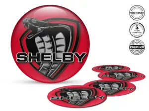 Domed sticker Premium Style Racing Badges for Vehicles
